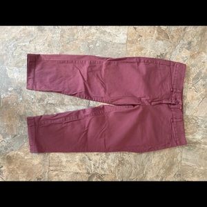 LOFT Size 2 - Petite Original Crop Pants (Pink)
